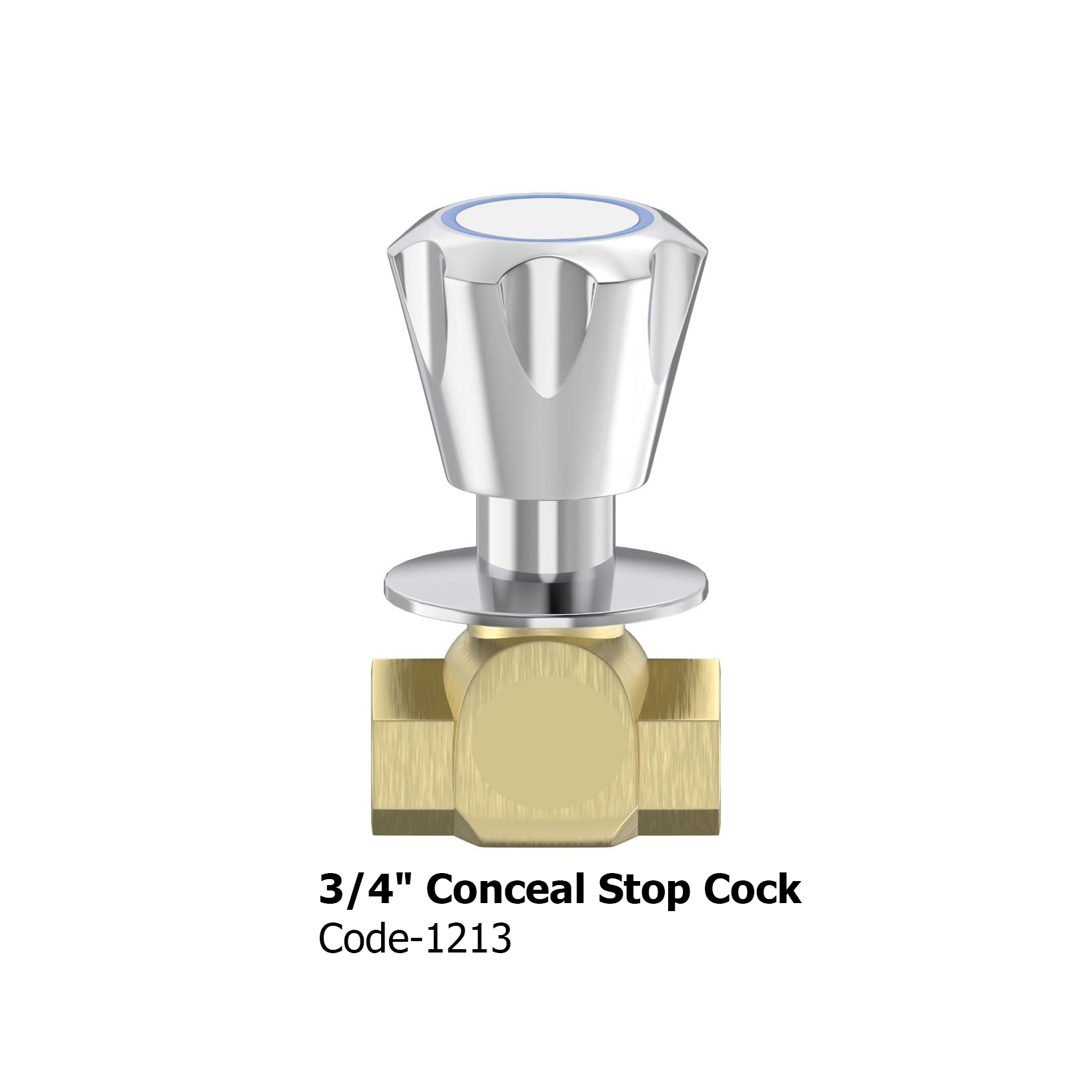 3/4″ Conceal Stop Cock -1213