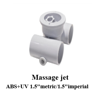 Massage jetABS+UV 1.5″metric/1.5″imperial