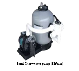 Sand filter+water pump (525mm)