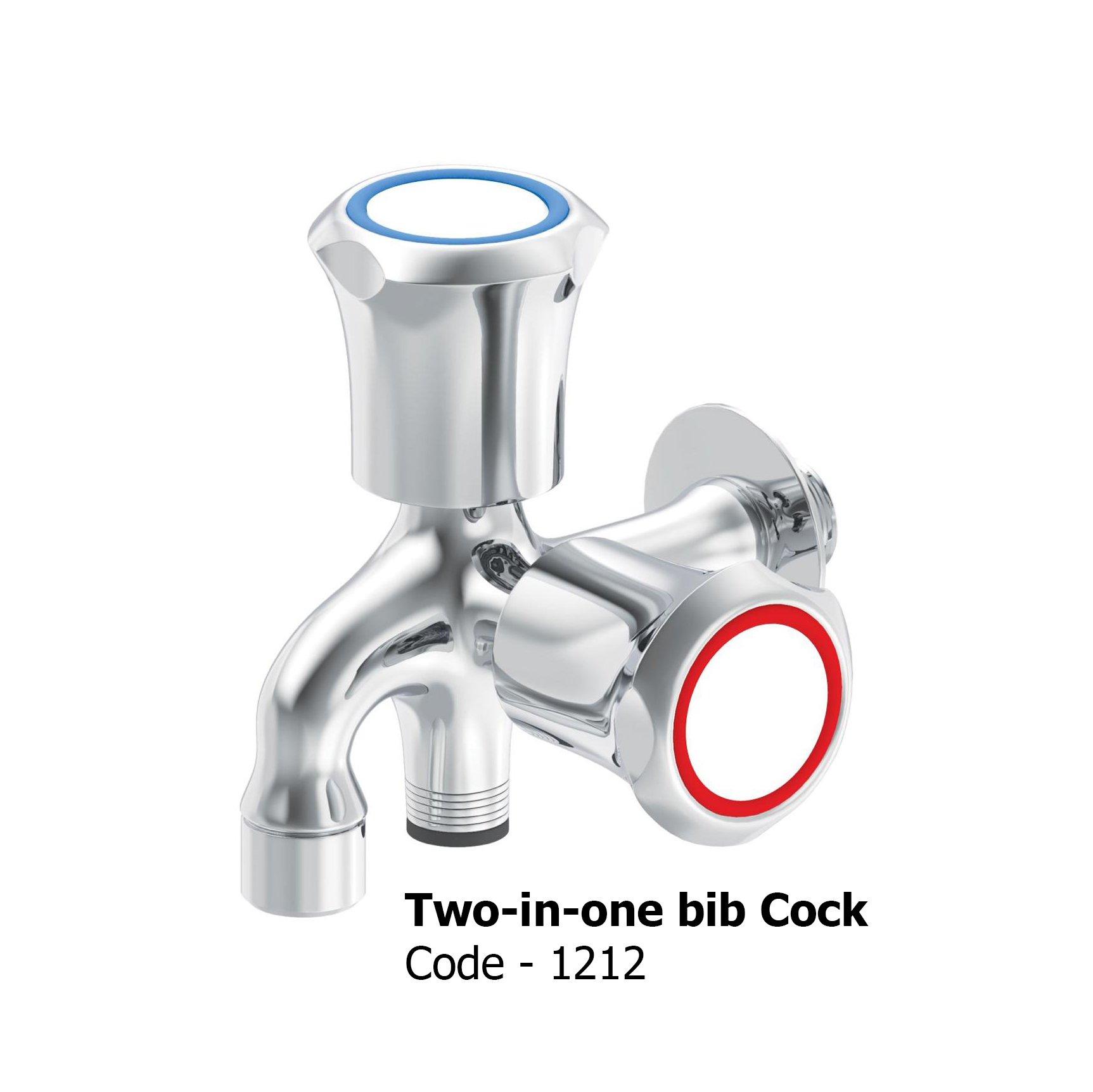 Two-in-one bib Cock -1212