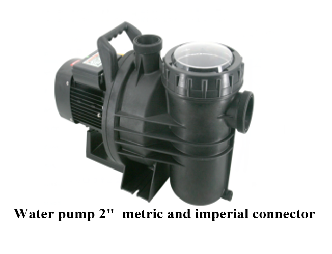 Water pump 2″  metric and imperial connector